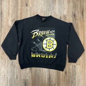 Vintage 90s Magic Johnson Boston Bruins Sweatshirt